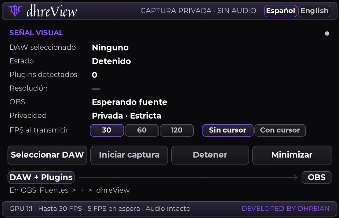 Vista previa de dhreView